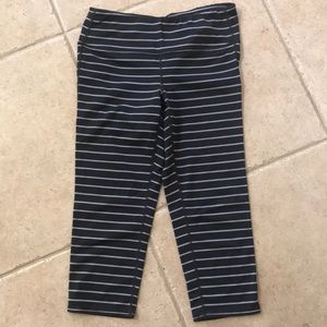 Athleta Stripe Capris.